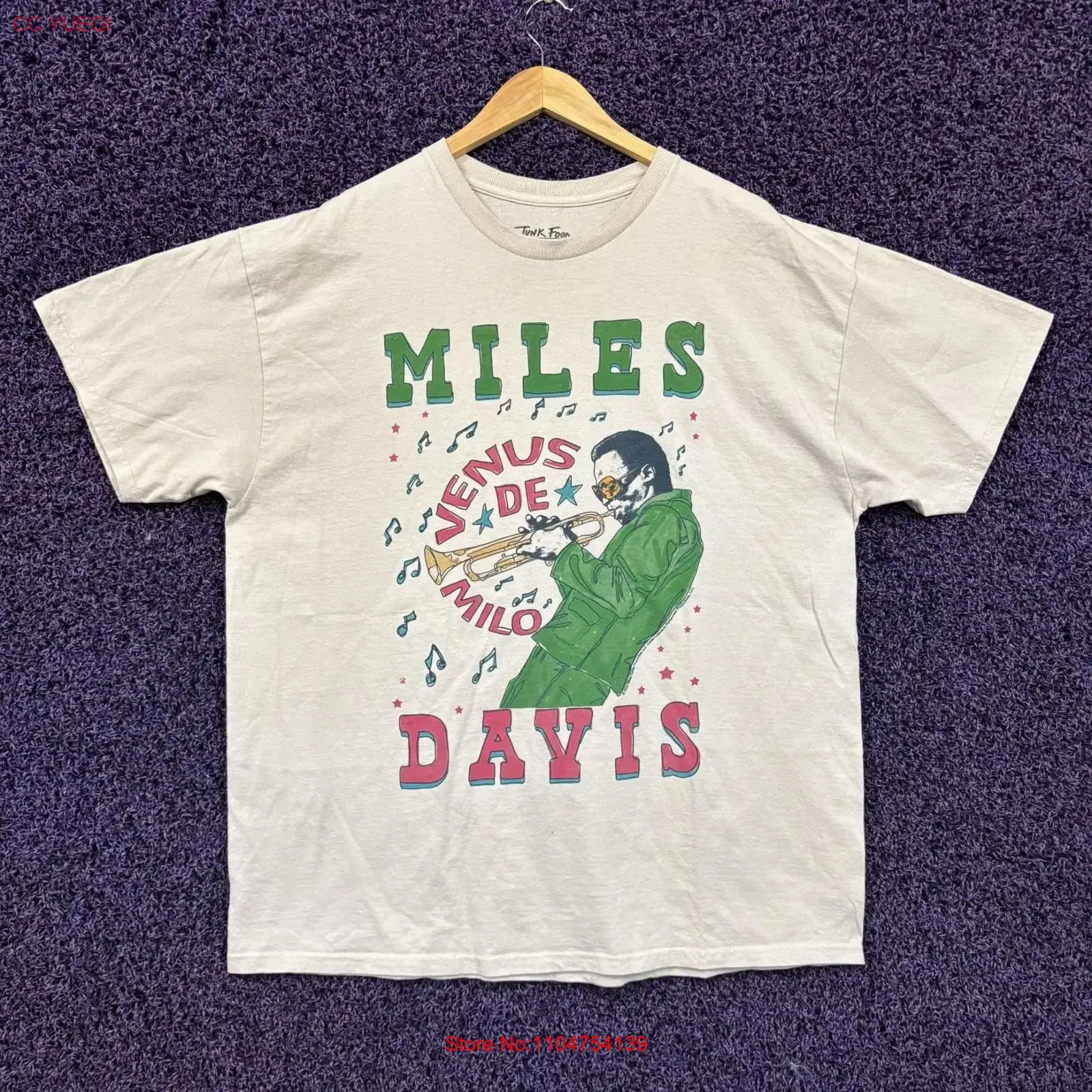 Men'S Fashion Everyday - Camiseta Miles Davis Venus De Milo