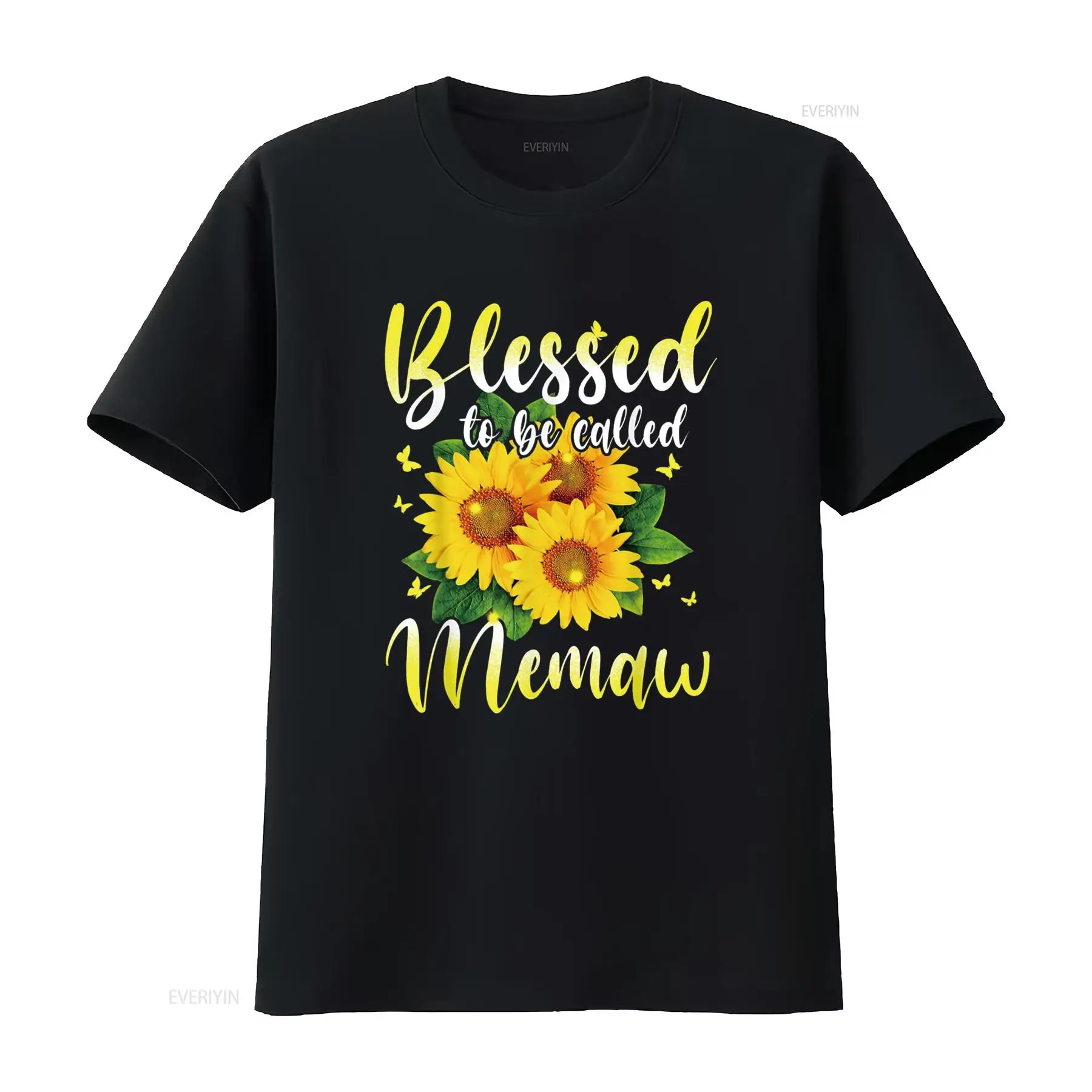 Men'S Fashion Everyday - Abençoado para ser chamado memaw girassol