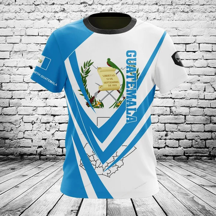 Men'S Fashion Guatemala - Camisetas Gráficas Personalizadas com a Bandeira
