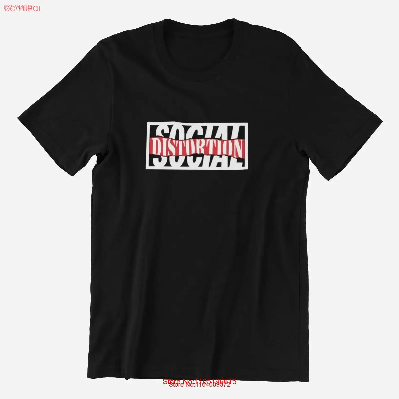 Men'S Fashion Everyday - Punk distorção social t camisa vintage