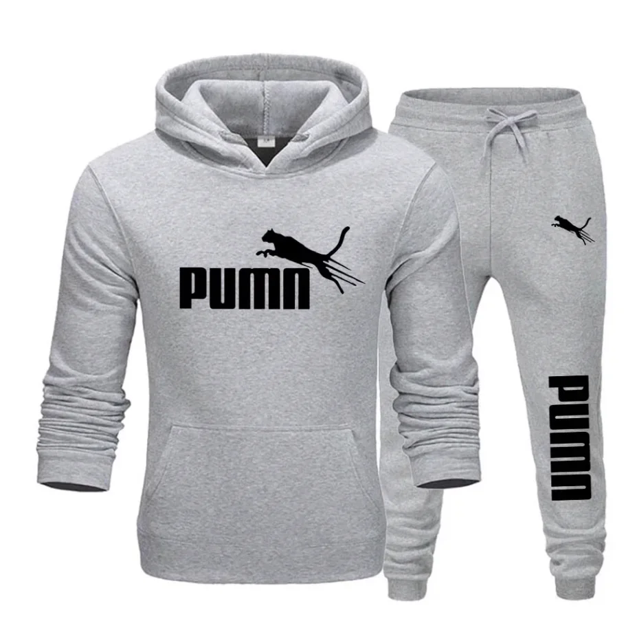 Men'S Fashion Pants - Conjunto de Moletom Masculino de Outono