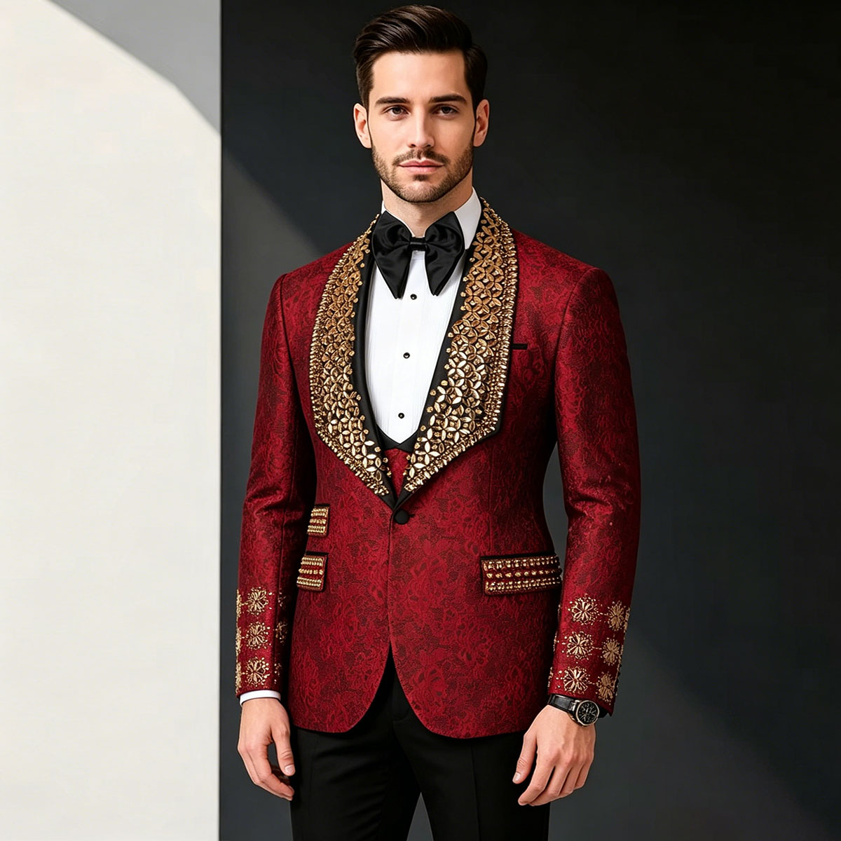 Slim Fit Blazer Men - Conjuntos Formais de Alta Qualidade em