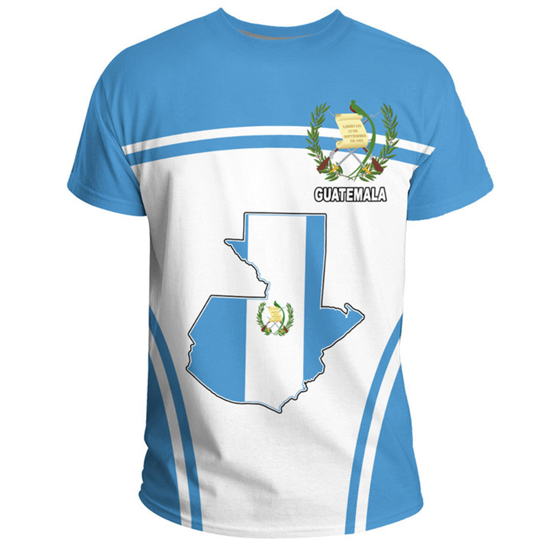 Men'S Fashion Guatemala - Homens e mulheres 3D impresso T-shirt,