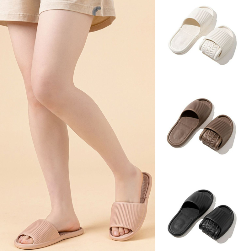 Mens Fashion Sandals - Dobrável portátil feminino chinelos de viagem