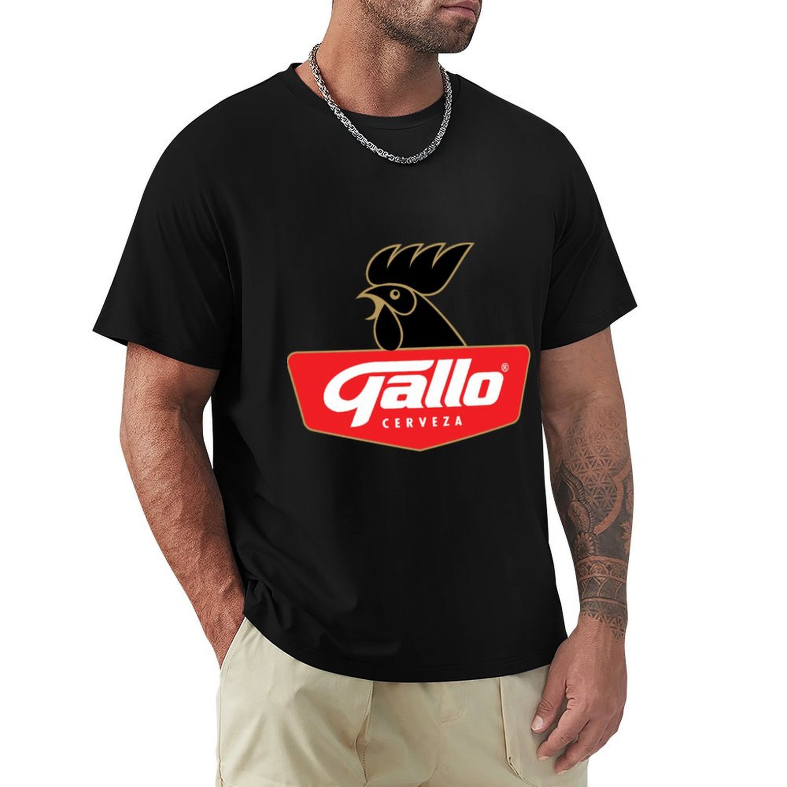 Men'S Fashion Guatemala - Camiseta masculina com estampa gráfica da