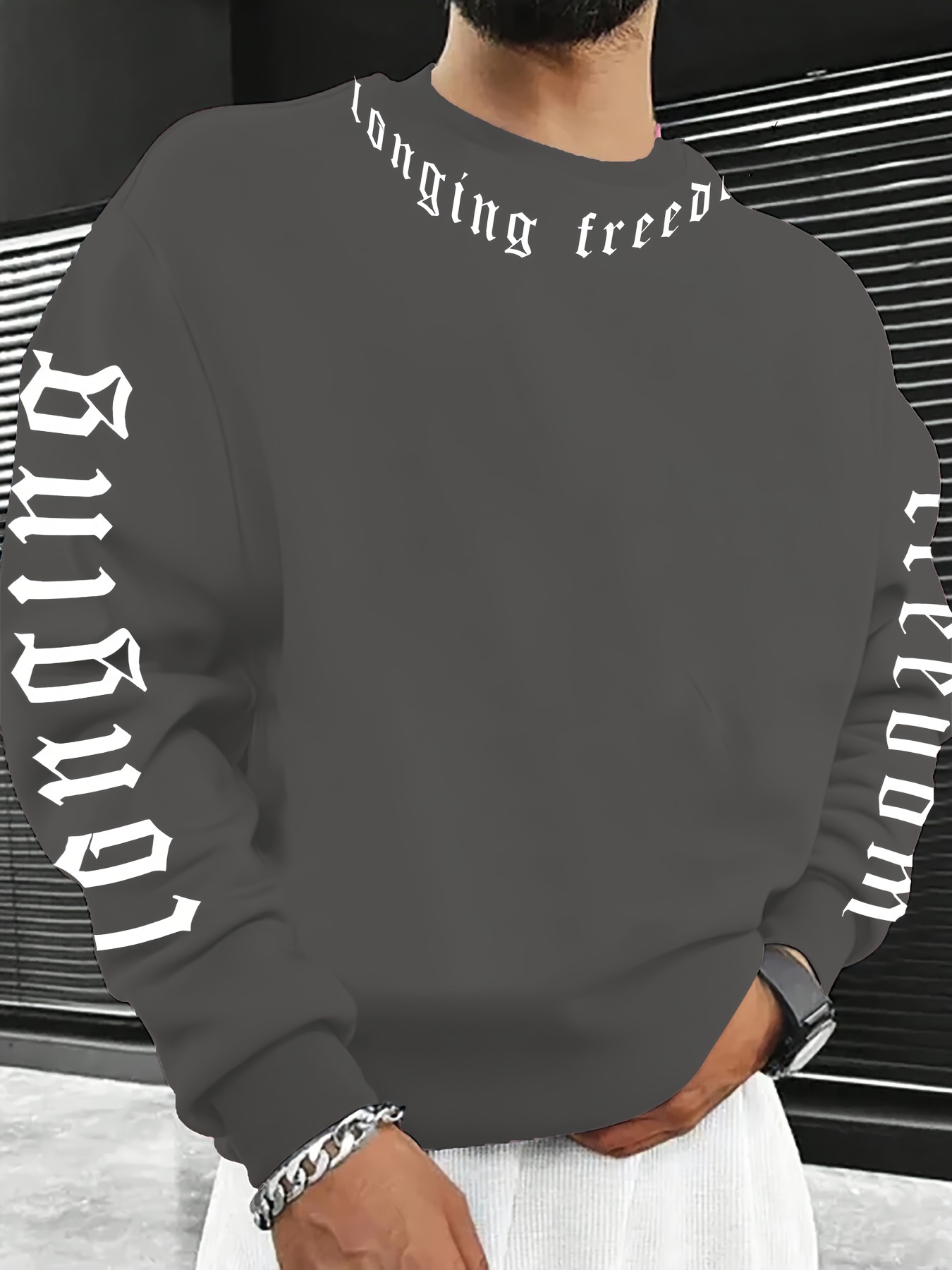 Moletom Masculino de Gola Redo - Men'S Fashion Clothing avaliação e preço