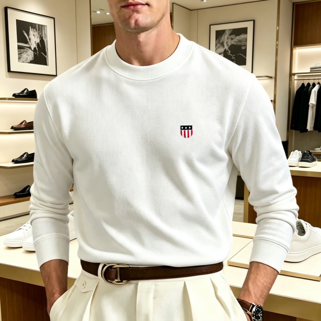 Camiseta masculina de algodão  - Men'S Fashion T Shirts avaliação e preço