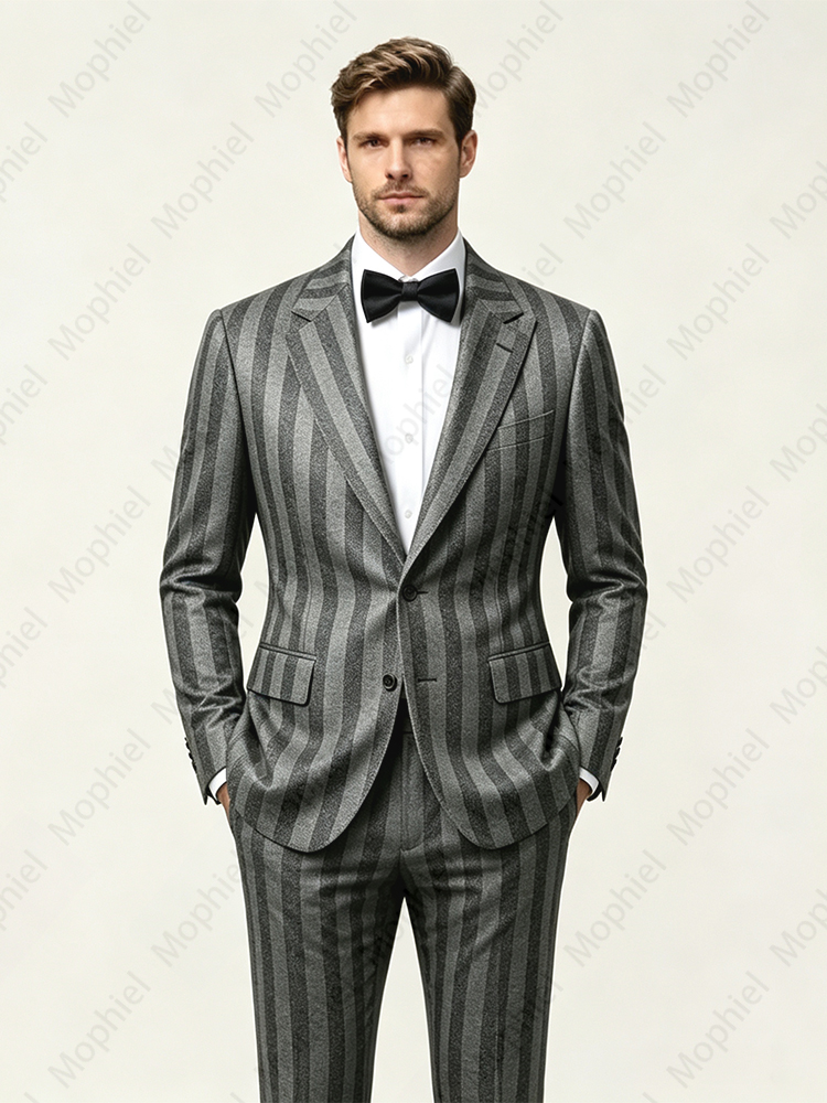 Ternos Masculinos Pretos e Cin - Slim Fit Blazer Men avaliação e preço