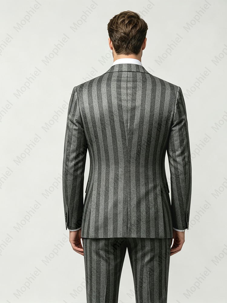 Ternos Masculinos Pretos e Cin - Slim Fit Blazer Men avaliação e preço