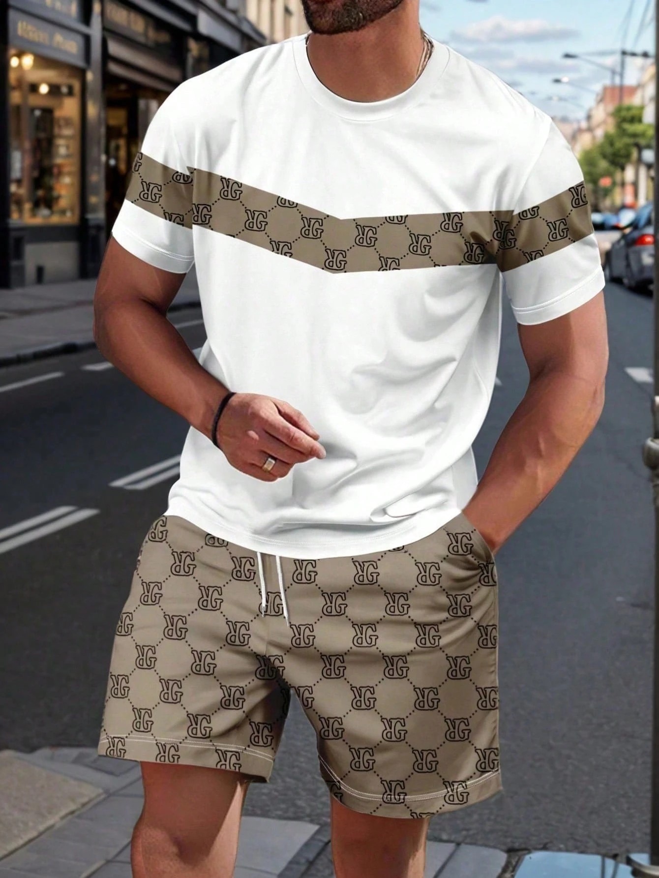 Conjunto Masculino de Verão 20 - Men'S Fashion Clothing avaliação e preço