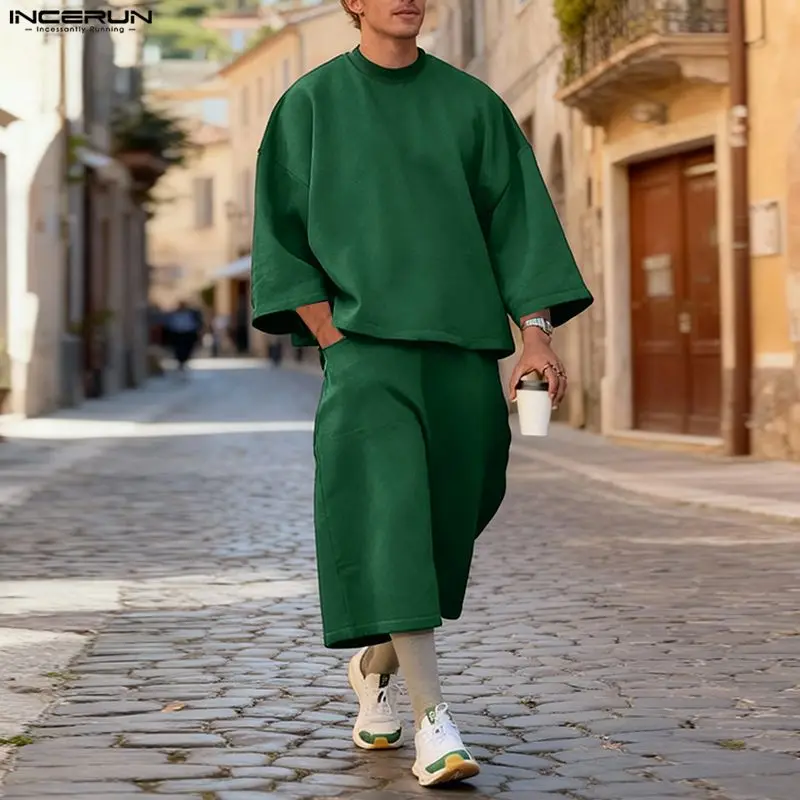 Conjuntos Masculinos INCERUN e - Men'S Fashion Pants avaliação e preço