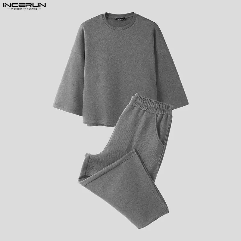 Conjuntos Masculinos INCERUN e - Men'S Fashion Pants avaliação e preço