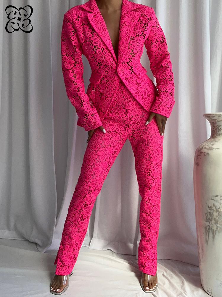 Conjunto de Duas Peças Rosa Ch - Slim Fit Blazer Men avaliação e preço