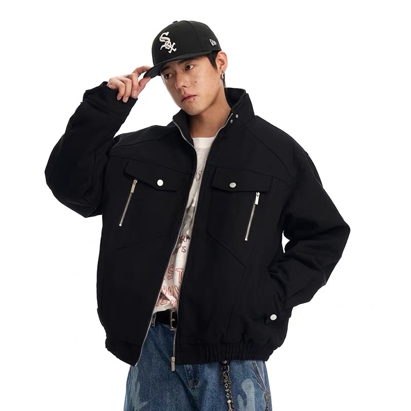 Jaqueta Masculina de Inverno c - Varsity Jacket Letterman avaliação e preço