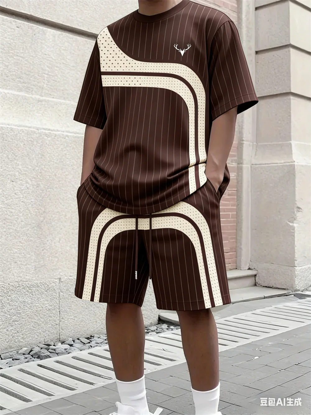 Conjunto de T-shirt e Shorts M - Men'S Fashion Clothing avaliação e preço