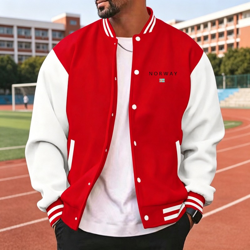 Jaqueta Varsity Masculina em V - Varsity Jacket Letterman avaliação e preço