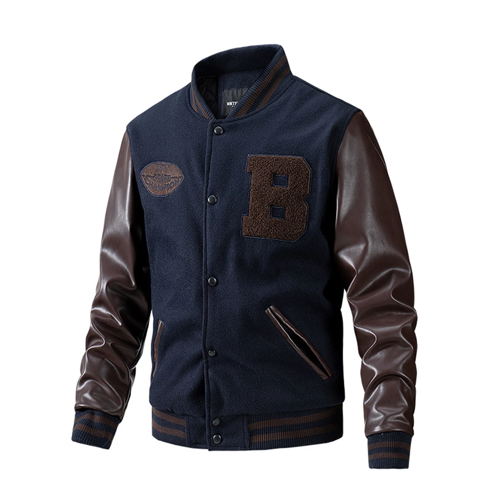 Jaqueta do time do colégio dos - Varsity Jacket Letterman avaliação e preço