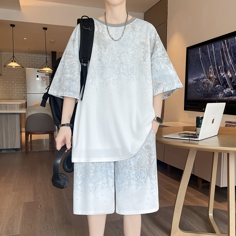【Conjunto de Calças e Camiseta - Men'S Fashion Pants avaliação e preço