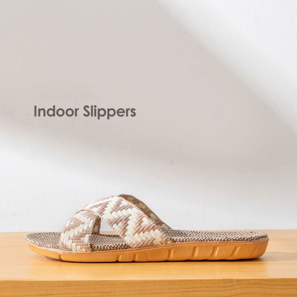 Chinelos de Linho Estilo Étnic - Mens Fashion Sandals avaliação e preço